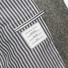 THOM BROWNE グレー ヘリンボーン エルボーパッチ トリプルポケット メンズ ジャケット aa55942 152318637 [P]