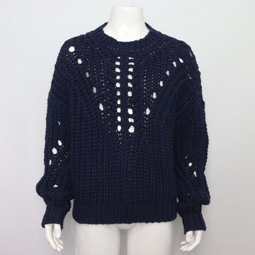 Isabel Marant Navy Wool Oversized Unisex Knit T-Shirt aa54013 152317675