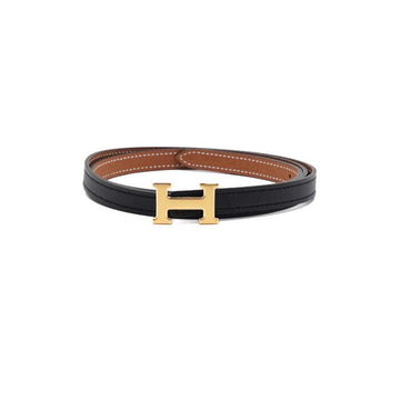 HERMES Mini-Gold H-Logo Wende-Gürtel 152318743