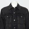 OFF WHITE OMYE092C99 24FWシーズン ブラック ボタン メンズ デニムジャケット aa55600 152318786 [P]