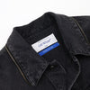 OFF WHITE OMYE092C99 24FWシーズン ブラック ボタン メンズ デニムジャケット aa55600 152318786 [P]