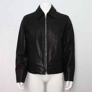 HUGO BOSS ブラックレザー メンズ ジャケット aa55272 152318790