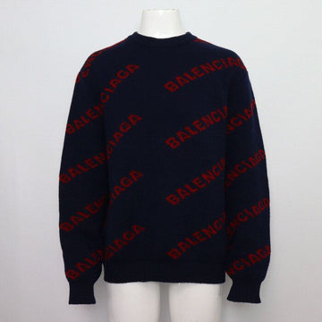 Balenciaga Multi-Logo Round Neck Men's Knit 547831 152318836