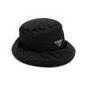 Prada Black Padded Nylon Women's Bucket Hat 2HC248 152318859 [P]