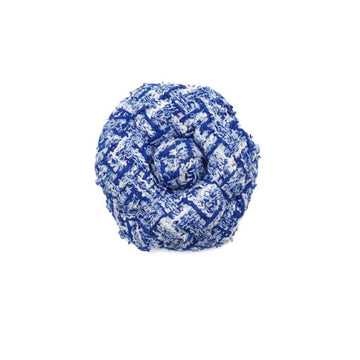 CHANEL Blue Multi Tweed Camellia Brooch 23 Season AA59459 152318923