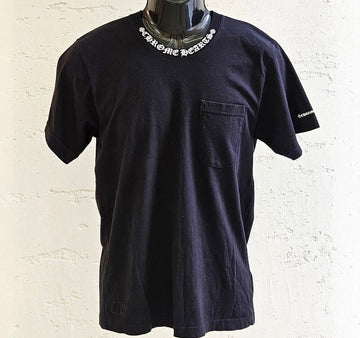 CHROME HEARTS Rundhalsausschnitt T-Shirt Schwarz A9YL7HHN 152324426