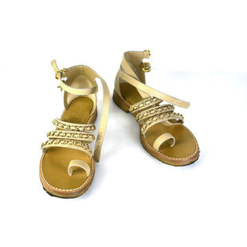 CHANEL 37.5 チェーンストラップサンダル 13127 152330072