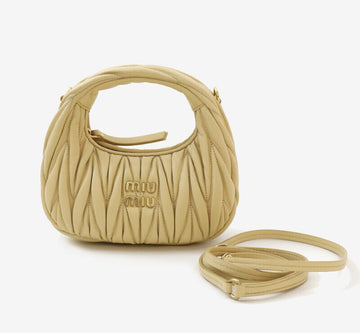 MIU MIU Wander Matherasse Napa-Leder Hobo Bag Mini SOLA 7710065645 144746881