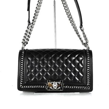 CHANEL ボーイ フラップ ショルダーバッグ クロスバッグ A67086 13157 152430024