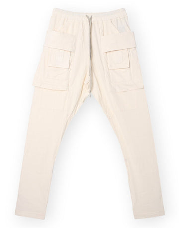 Rick Owens Cargo Drawstring Pants Natural 29962419