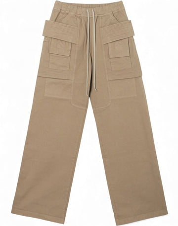 Rick Owens DRKSHDW Wide CREATCH Cargo Pants Dirty Pearl Cotton Twill DU02E7394 TW 88 148952039