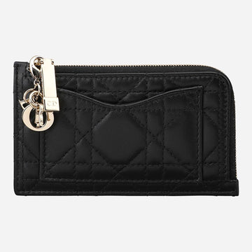 Dior Lady Compact Zip Card Wallet Black S0965ONMJ 900 152533823