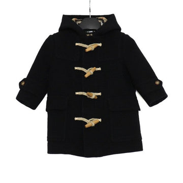 BURBERRY チェック裏地ウールベビーキッズフードダブルコート 8031593 152564518