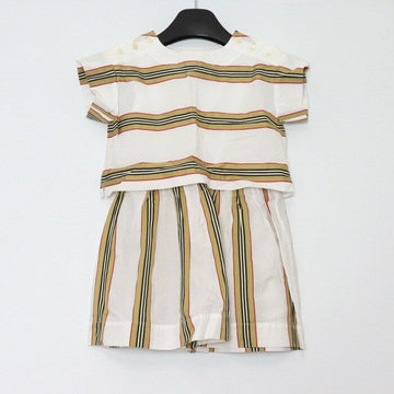 BURBERRY ホワイトストライプキッズジュニアワンピース 8036489 152565254