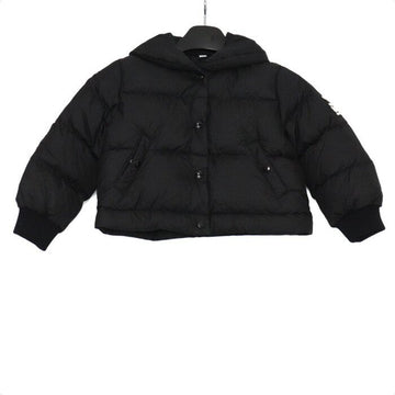 BURBERRY ブラックテディベアパッチキッズジュニアパディングジャケット 8053905 152565301