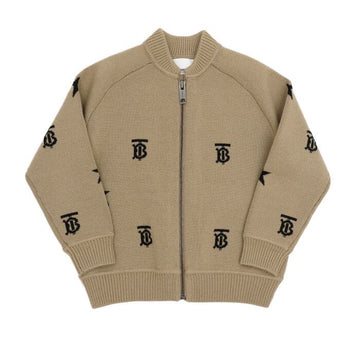 Burberry Star Monogram Motif Wool Unisex Kids Junior Cardigan 8050336 152565304