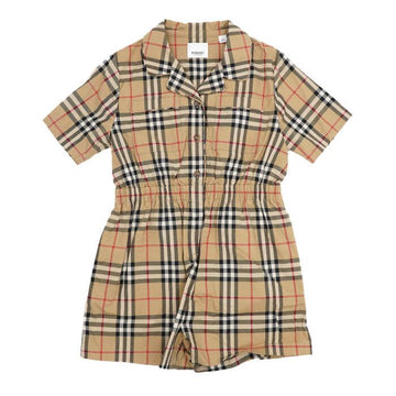 BURBERRY チェックプレイガールズジュニアジャンプスーツ 8068593 152565308
