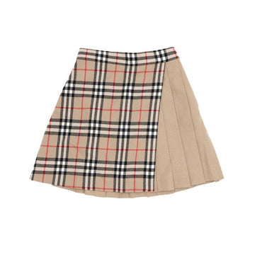 BURBERRY ヴィンテージチェックパネルウールスカート 6Y 152565333