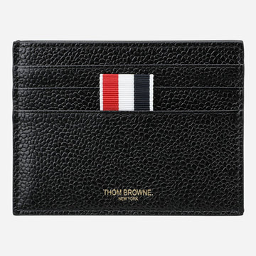 Thom Browne Pebble Grain Card Case with Three Stripes MAW031L 00198 001 152185438