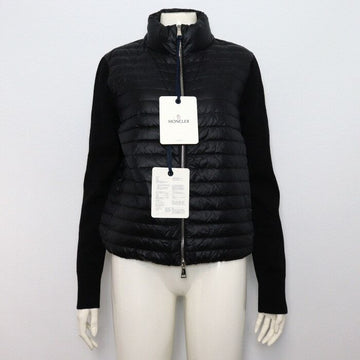 MONCLER Trikot Reißverschluss Cardigan schwarz Damen Strick-Padding-Jacke B00026 152622575