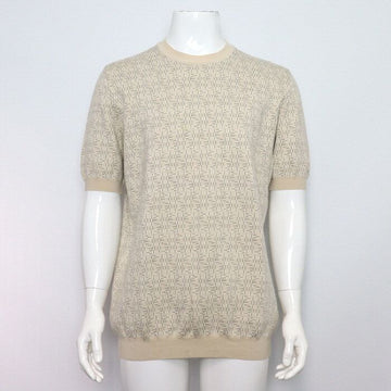 Fendi FF Logo Round Neck Knit Pullover Men Sweat T-Shirt 59843 152622968