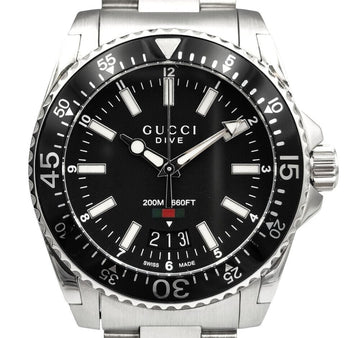 Gucci Dive Steel Watch 136.3 7725041044 146465345