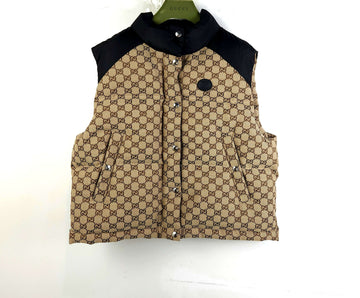 Gucci Cotton Canvas Puffer Vest 774910 13177 152738386
