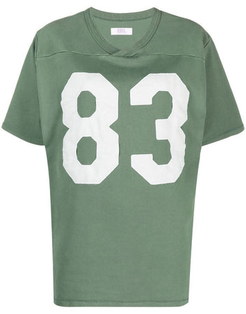 ERL V-Ausschnitt Kurzarm T-Shirt Grün 06T022 63920083