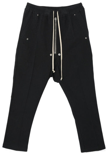 Rick Owens Drawstring Long Runway Black Wool & Cotton 29962358