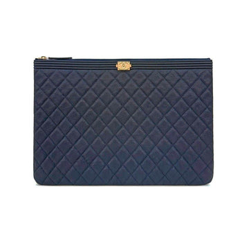 CHANEL Unused Boy Caviar Clutch PKTT4XRH 152661661