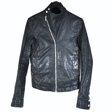 Rick Owens Vintage Leather Calfskin Jacket 13188 152758759