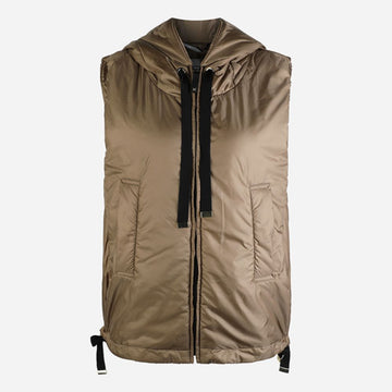 MAXMARA グリーンゴのパディングベスト カメル 2619291044600 075 152801420