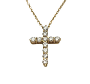 Tiffany & Co Cross Pendant Diamond Necklace TIA080825 152804090