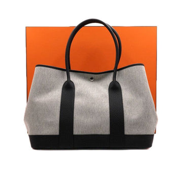 HERMES H086934CKAB 26 Saison Écru Noir Neo Garden Voyage 41 Totebag 152836324