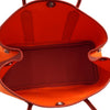 HERMES キャンバス ガーデンパーティ30 ブラウン レザー トートバッグ H069573 152836326 [P]