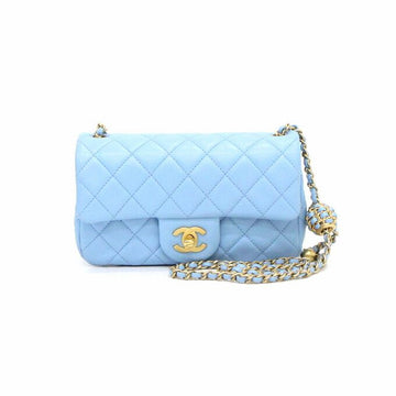 CHANEL Mini-Lambskin Golden Ball Schulter- und Umhängetasche AS1787 19.5CM 152865798