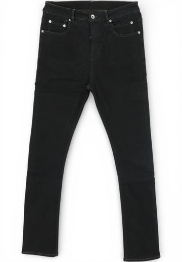 Rick Owens DRKSHDW DETROIT CUT Black Stretch Denim DU02B4366 SBB 09 41374844