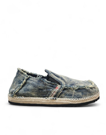 Diesel DLUKAS ESP Espadrilles Blue Denim Beige Y03539 P0585 HA378 137611104