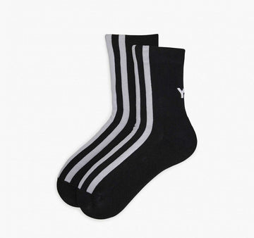Yohji Yamamoto Socks with stripes Black 134703167