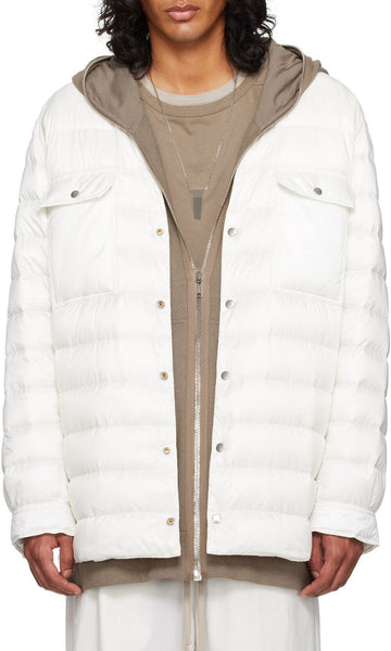 Rick Owens Moncler Padded Outer Shirt Milk MU02D2F01 M4426 41 119777580