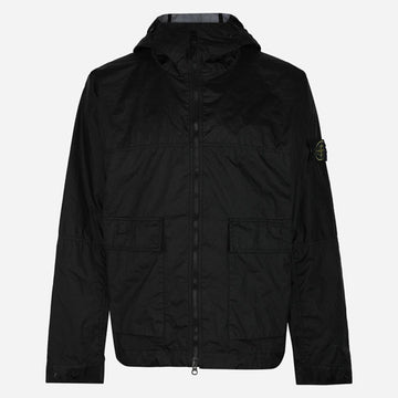 STONE ISLAND Membran 3L TC Kapuzenjacke Schwarz 152900098