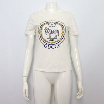 GUCCI Interlocking G Baumwoll-Jersey Damen T-Shirt 152317623