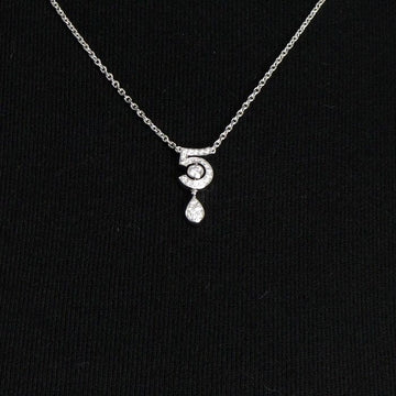 CHANEL Eternal N°5 18K White Gold Necklace with 0.34CT Diamonds 034CT 25P J11991 152929989