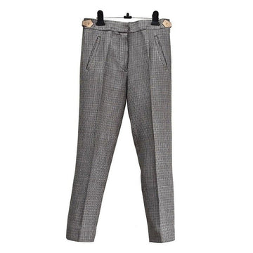 Louis Vuitton Wool Silk Check Trousers 21226393 152930633