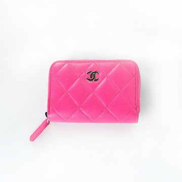 CHANEL Klassische Caviar Reißverschluss-Kartenhalter AP0216 13282 152936515