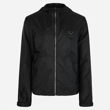 Prada L Nylon Hooded Jacket 152900754