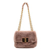 Tom Ford PINK MINI SOFT FUR SHOULDER BAG WITH GOLD CHAIN aa61217 153099667 [P]