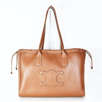 CELINE スムースカーフスキンカバスドローストリングトートバッグショルダーバッグ199973 13328 153205173
