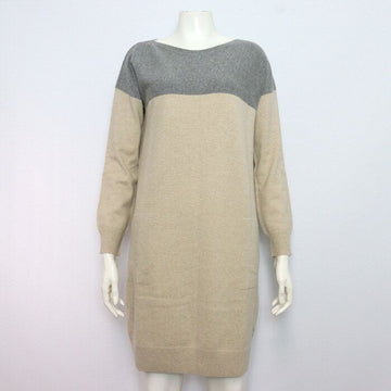 Loro Piana Baby Cashmere Women's Dress Beige Grey 56794 153207084