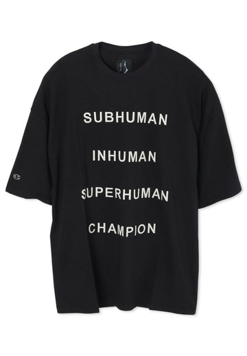 Rick Owens TOMMY T Champion T-Shirt Black CM01E1675 CHJG 09 144755875